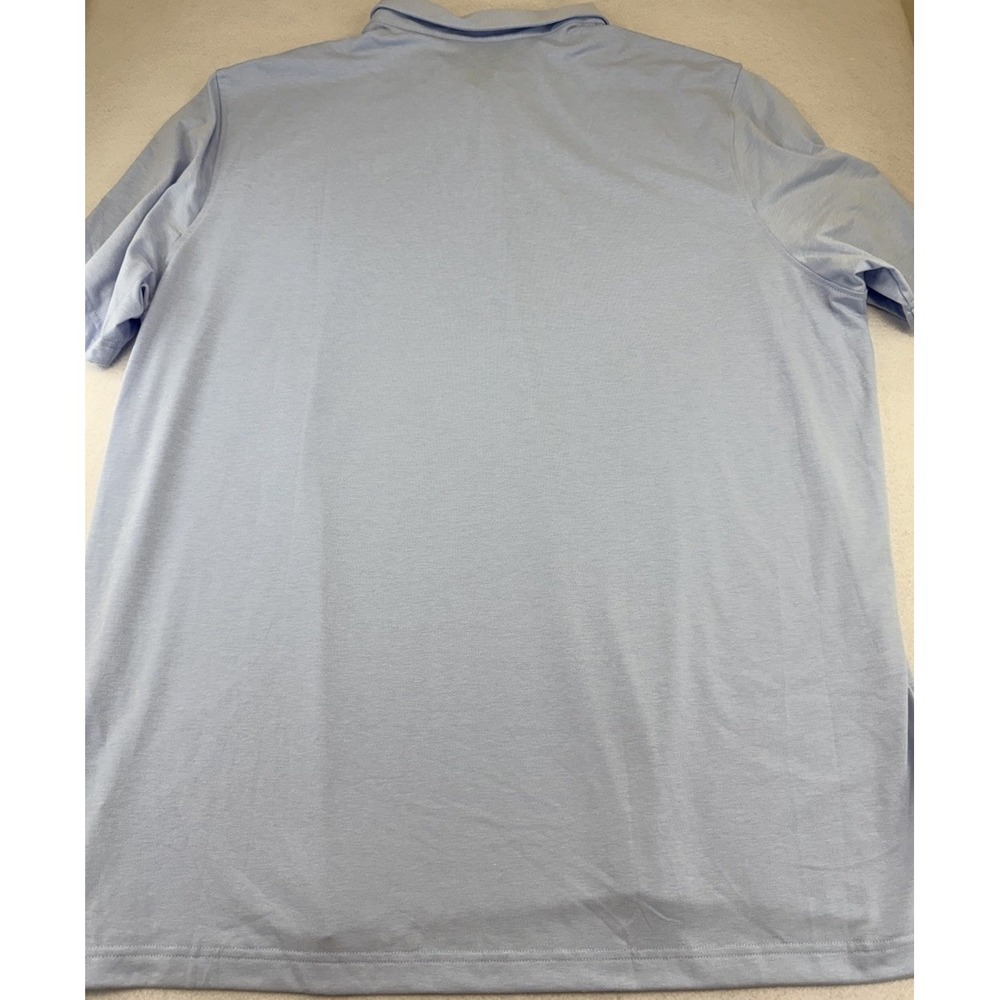 ADIDAS Men's Go-To Polo Shirt, NWT, 2XL XXL, HS1109, Color: Blue Dawn Melange - Picture 11 of 11